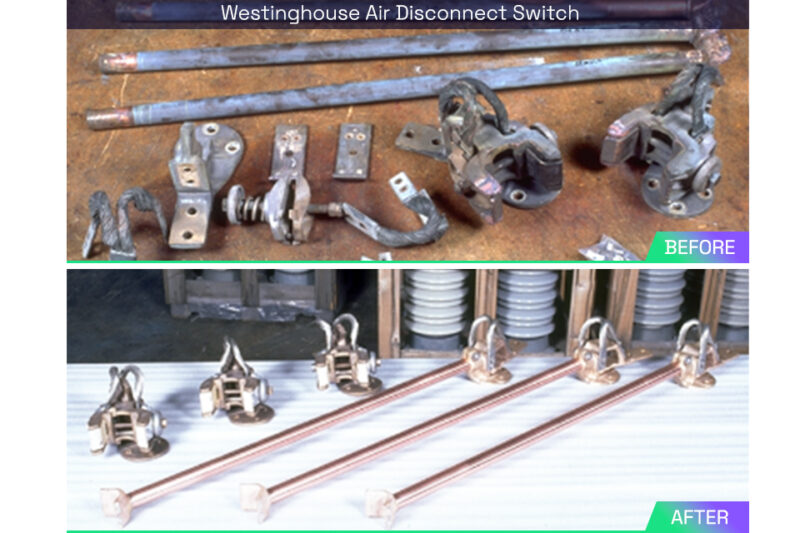 Reverse Engineering Before and After Westinghouse Air Disconnect Switch
