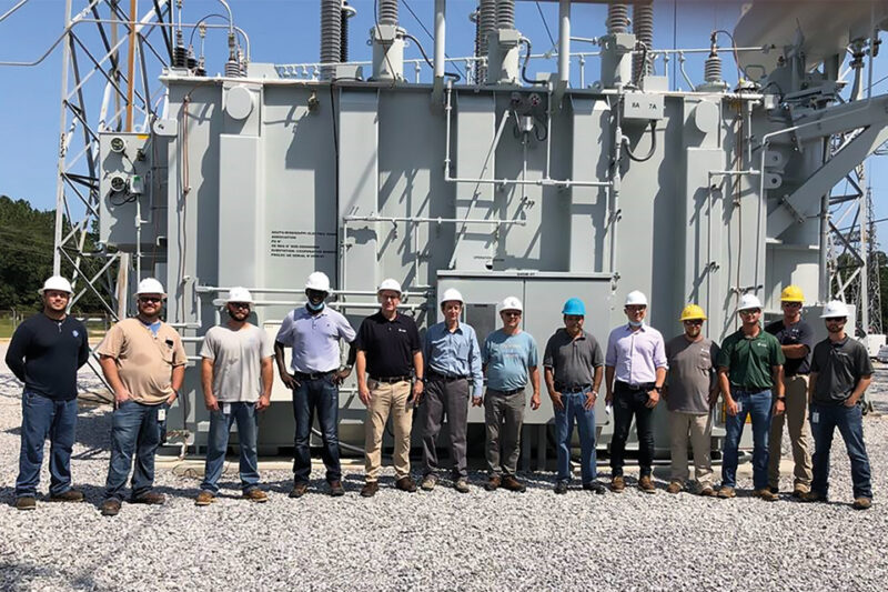 Grid Ready Flexible Transformer photo with project team